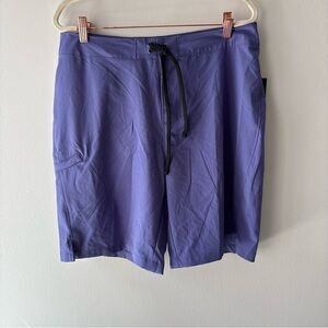 Zella Men’s Swim Shorts Unlined Periwinkle Color Drawstring Sz M
